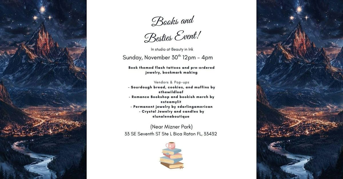Books and Besties Event! Boca Raton FL by Mizner Park