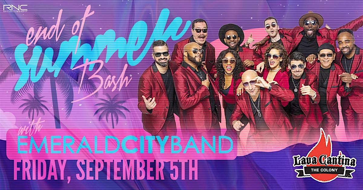 Emerald City Band - End of Summer Bash at Lava Cantina!