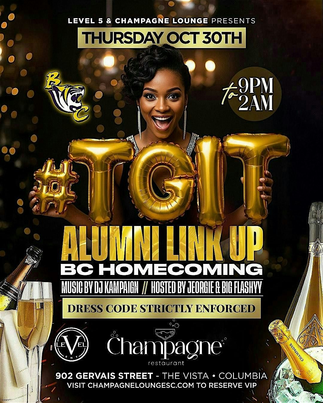 #BCHomecoming2k25 Alumni Link Up Welcome Back :  A Level 5 Event