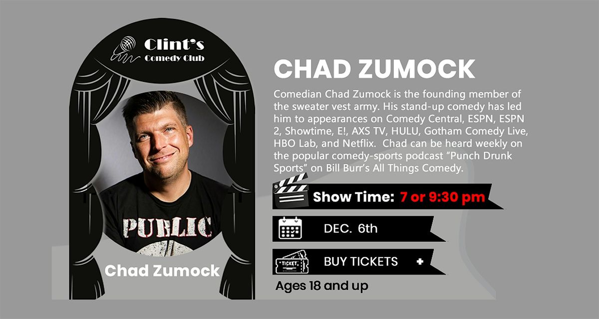 Comedian Chad Zumock