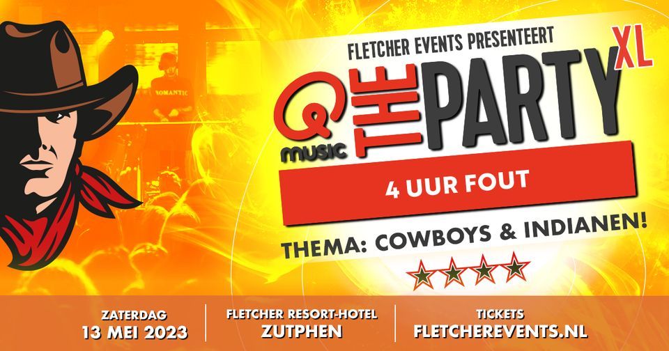Qmusic the Party XL 4uur FOUT! in Zutphen Fletcher ResortHotel Zutphen May 13, 2023
