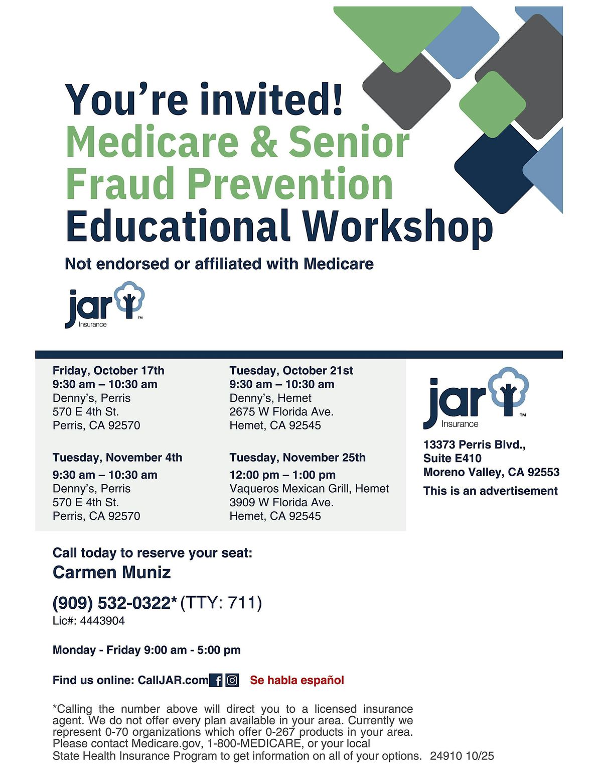 Medicare & Senior Fraud Prevention