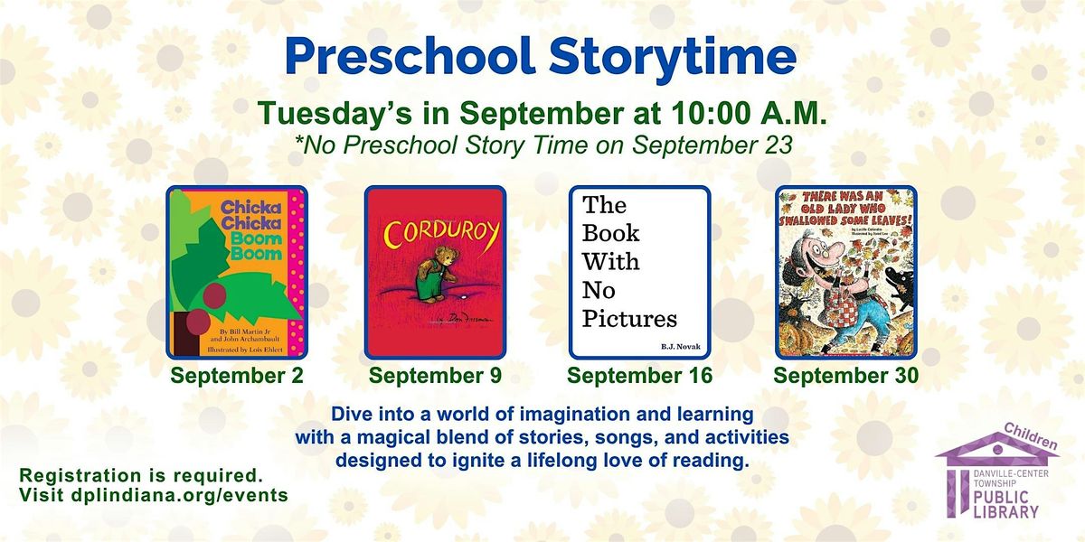 Preschool Story Time