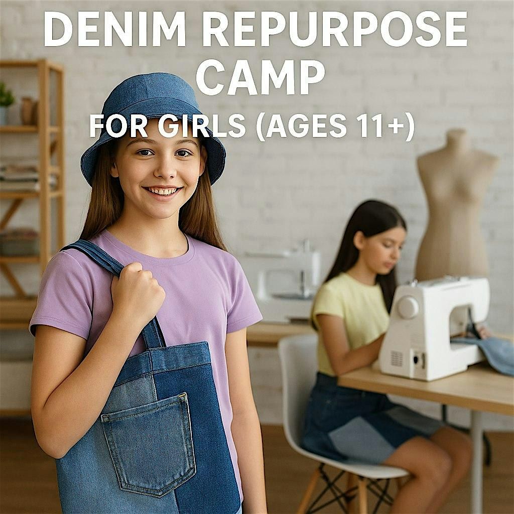 Jean-ius Camp: Repurpose 4-Week Sewing Program(Tuesday - Nov 4, 11, 18, 25)