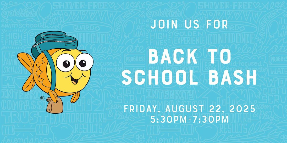 Back to School Bash hosted by Goldfish Swim School Vancouver!