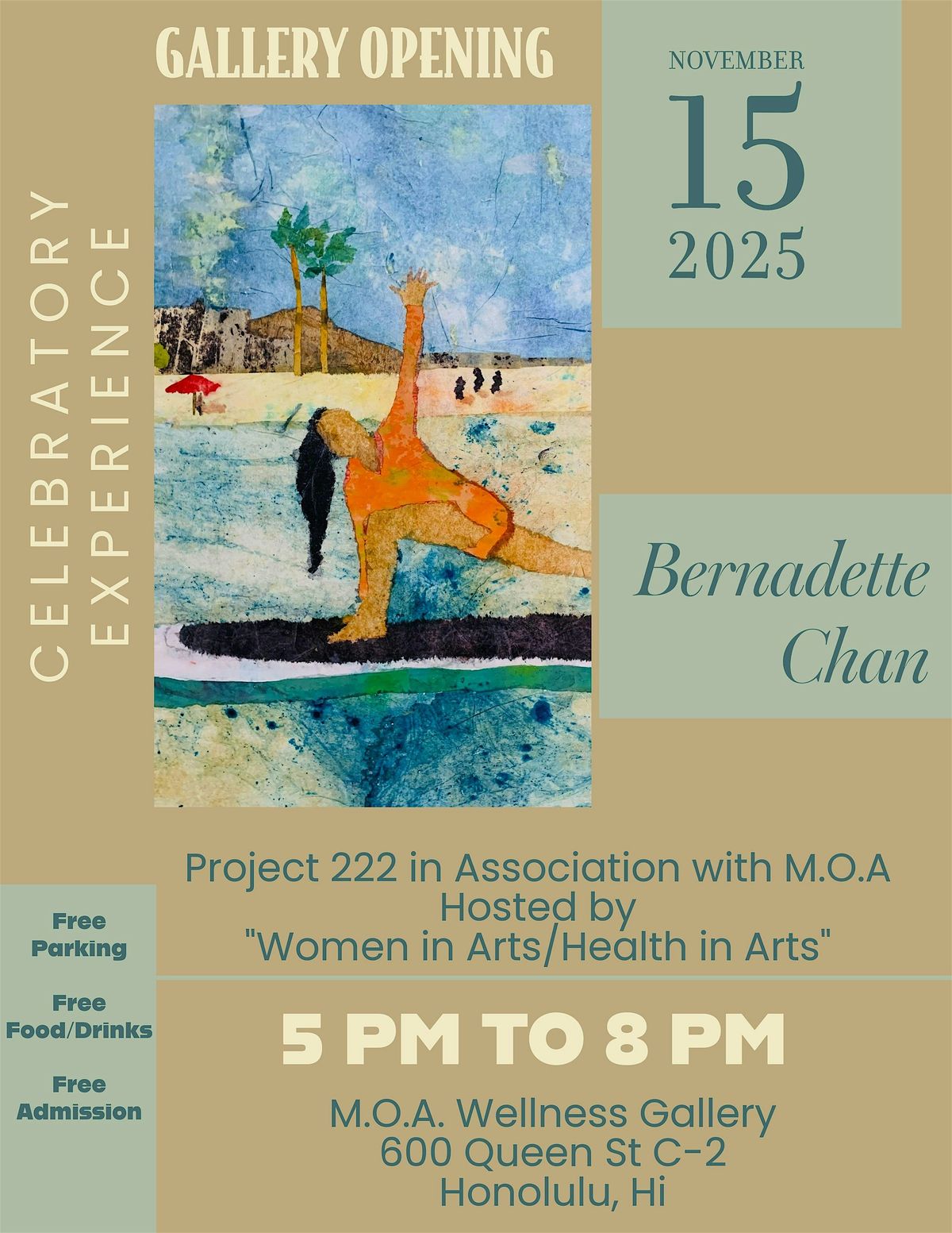 Arts Exhibition Opening - Bernadette Chan