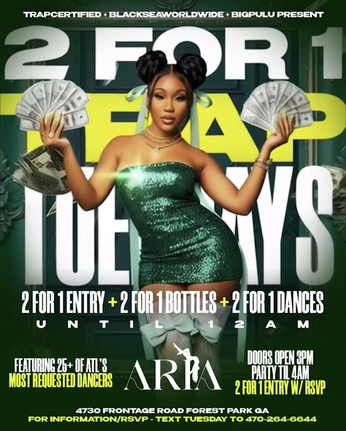 Trap On Tuesdays @ Aria Gentleman's Club