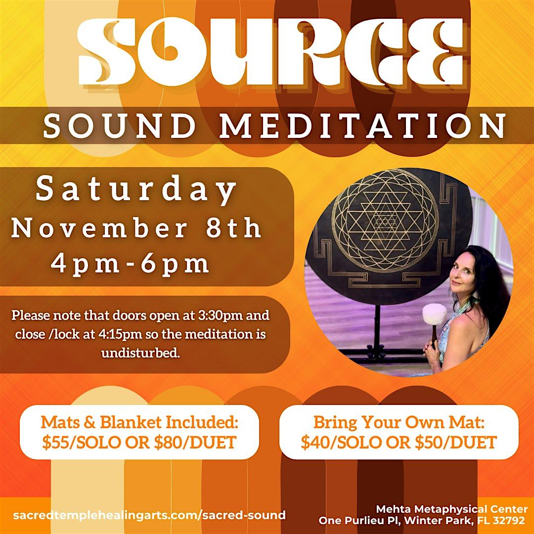 November 8th Sound Meditation with Amy @ Crystal Temple Global Healing