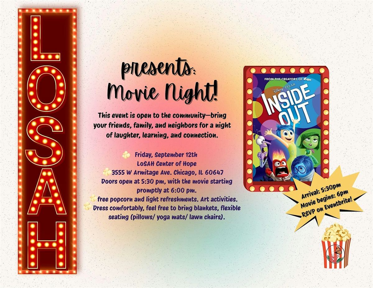 FREE Community Movie Night: Inside Out