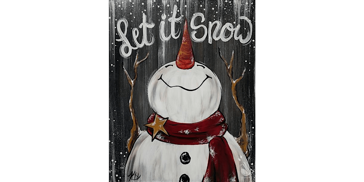 The Snowman Who Wants to Let It Snow - Paint and Sip in Houston | Classpop!\u2122