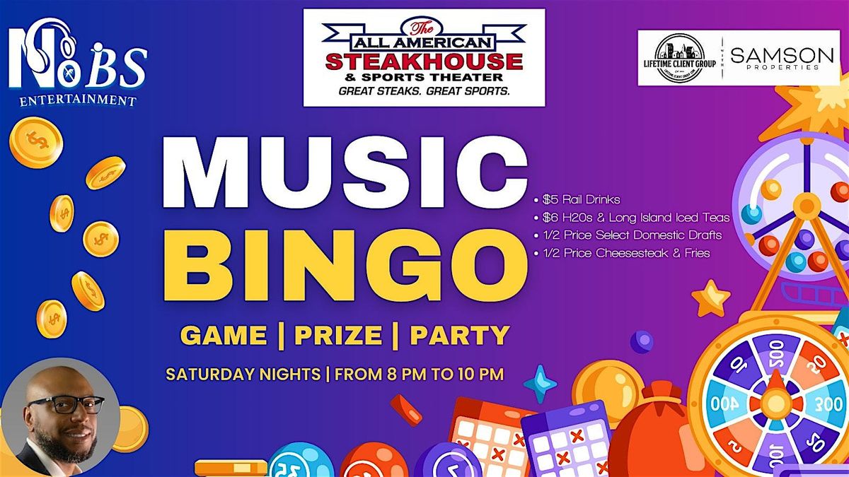 Weekly Music Bingo Event