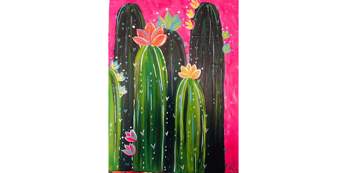 Prickle Me Pink - Paint and Sip in Phoenix | Classpop!\u2122