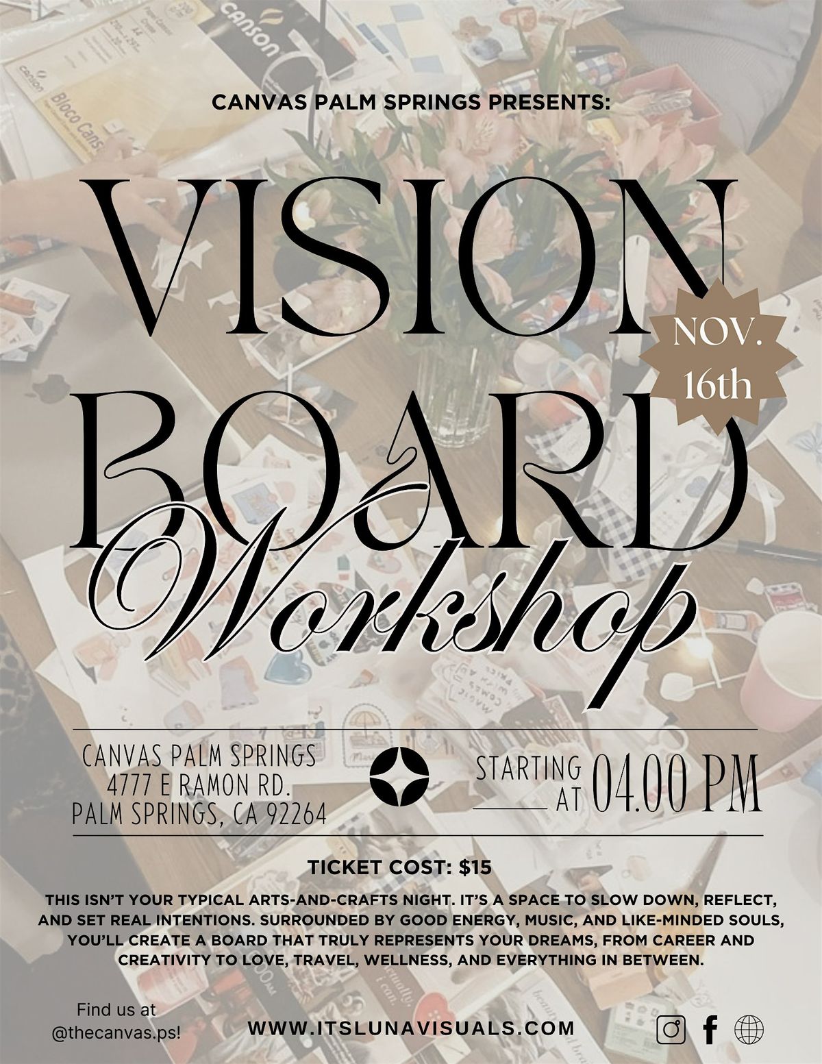 Vision Board Workshop - Canvas Palm Springs