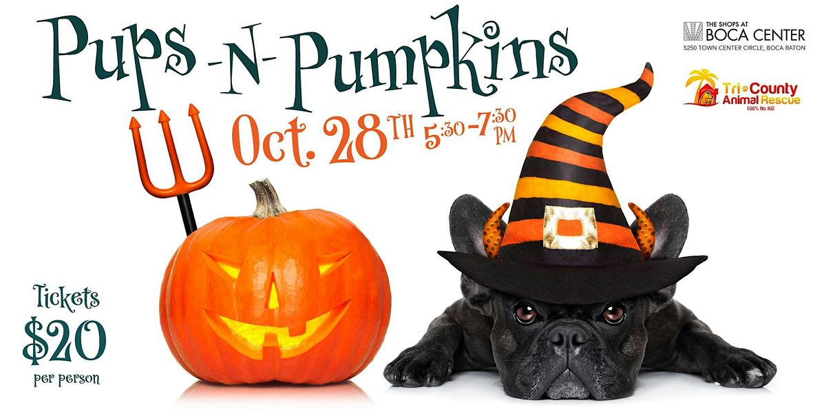 Pups N' Pumpkins: Spooky Fun to benefit Tri-County Animal Rescue