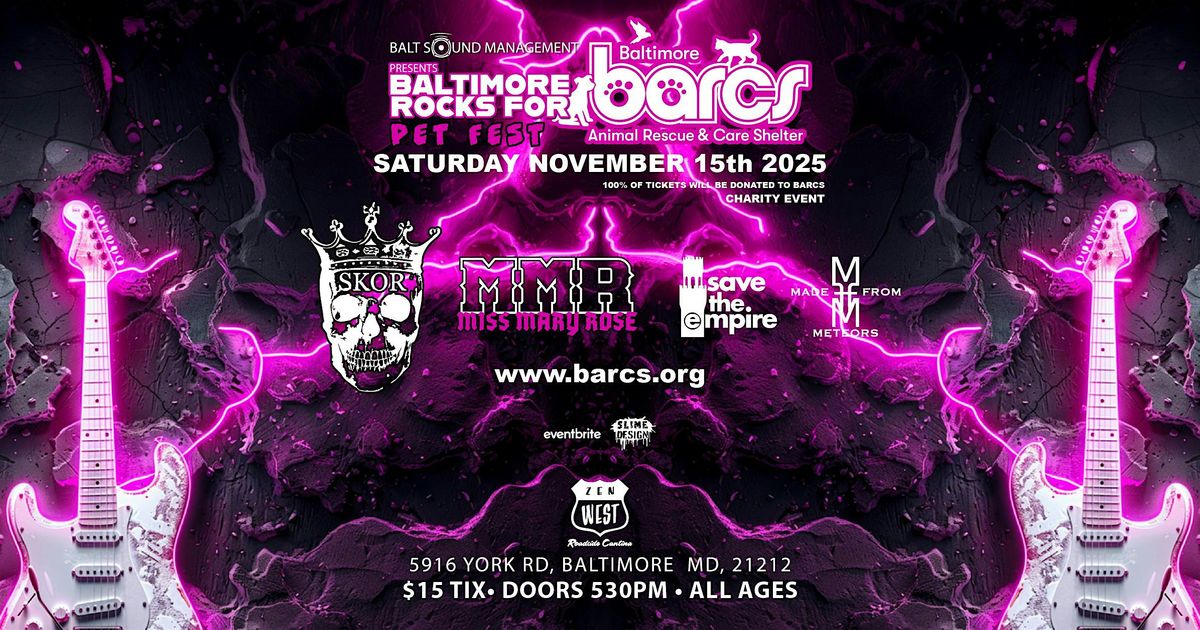 PETFEST  feat SKOR w\/ Miss Mary Rose, Save The Empire, Made From Meteors