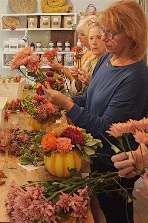 Pumpkin Centerpiece Workshop at Keel and Curley Winery