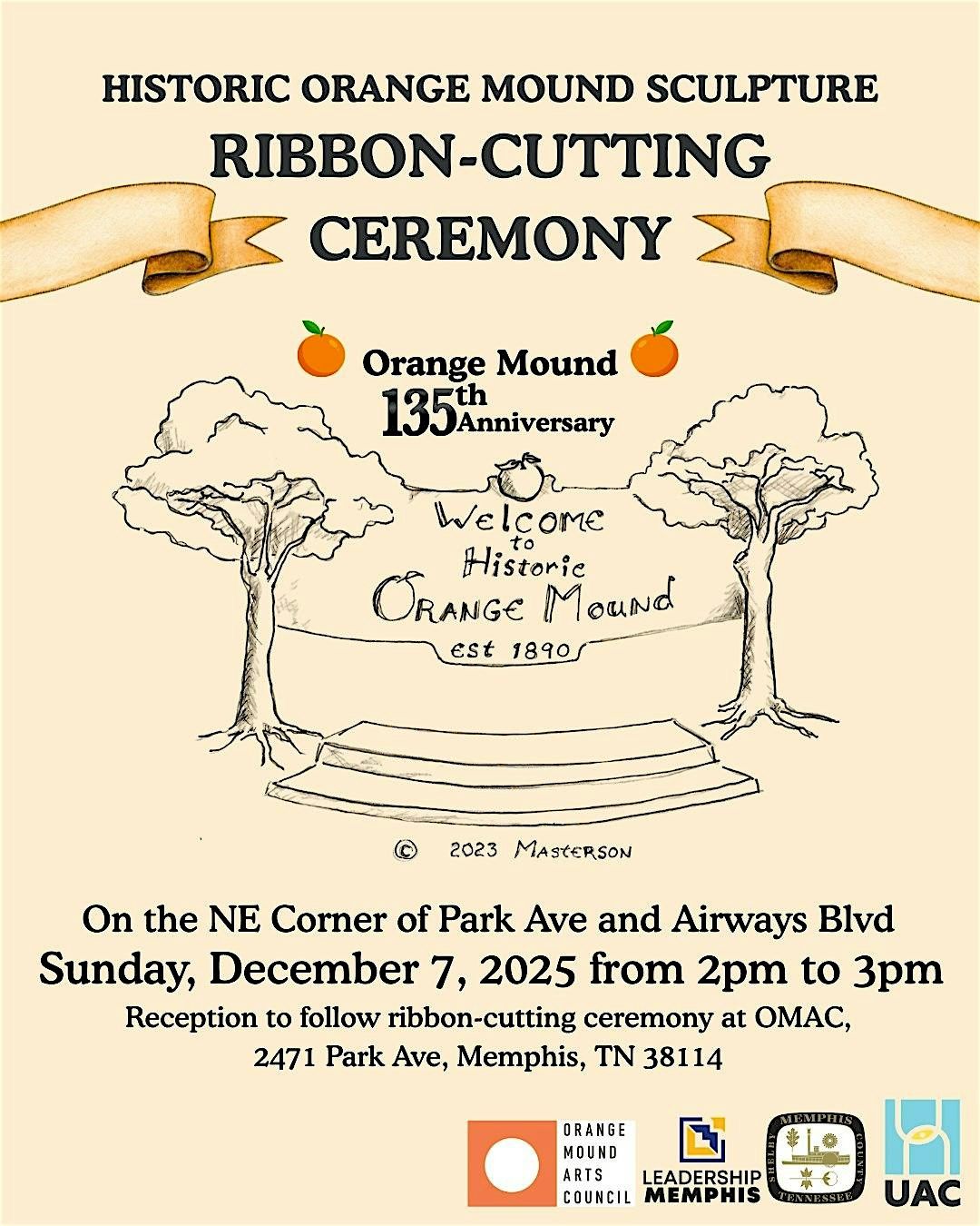 Ribbon Cutting for Orange Mound Neighborhood Marker