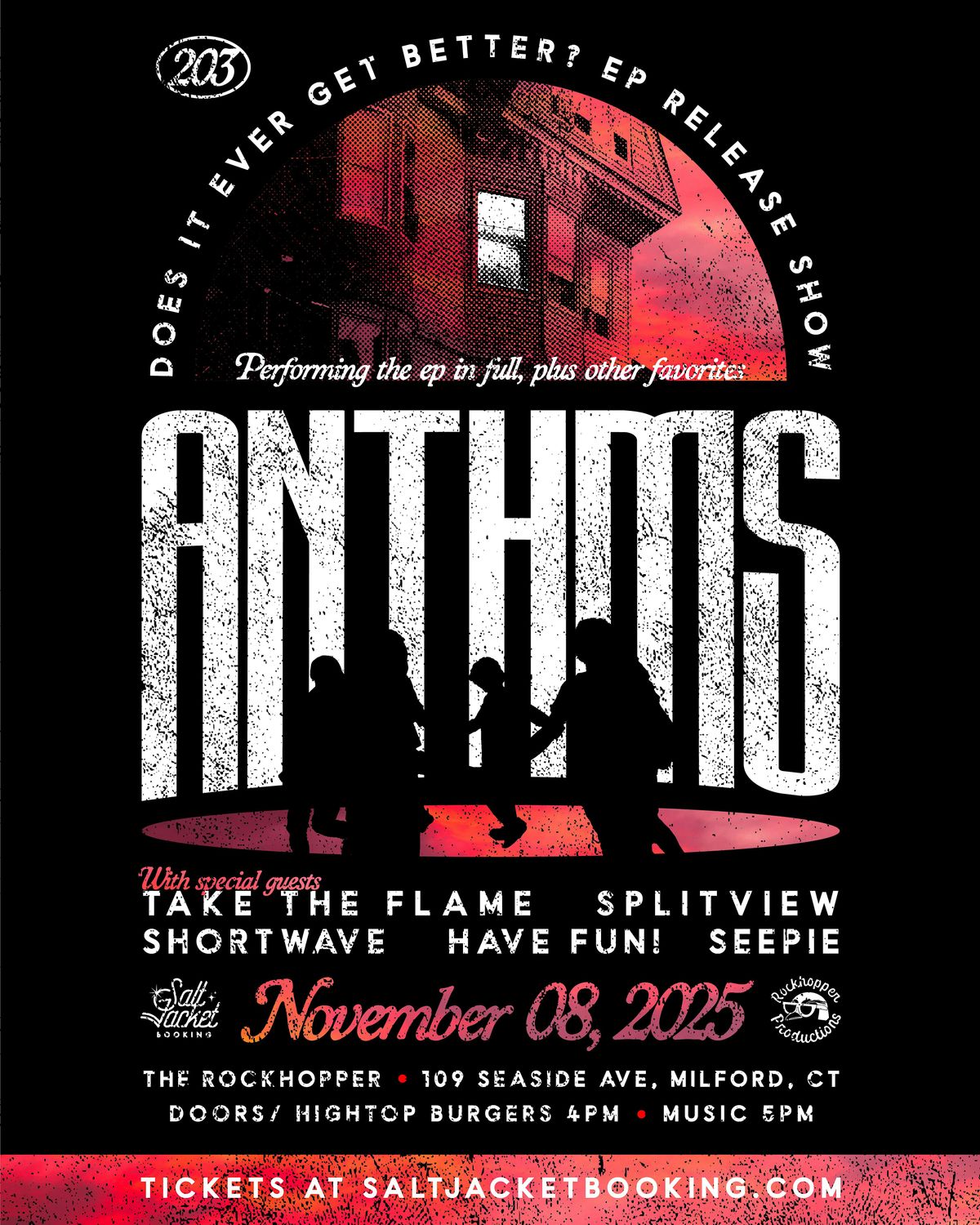 Rockhopper and Salt Jacket Present: Anthms Record Release