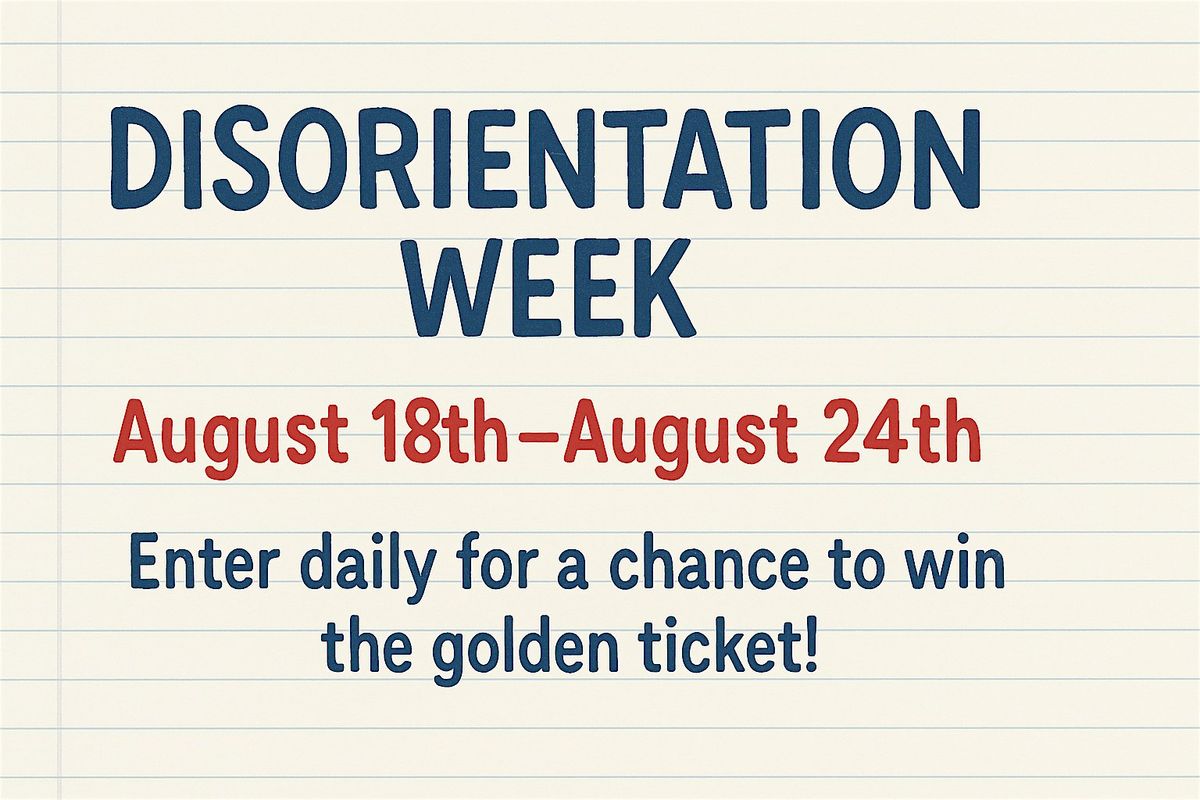 Disorientation Week Day 2 - Cornhole Tournament