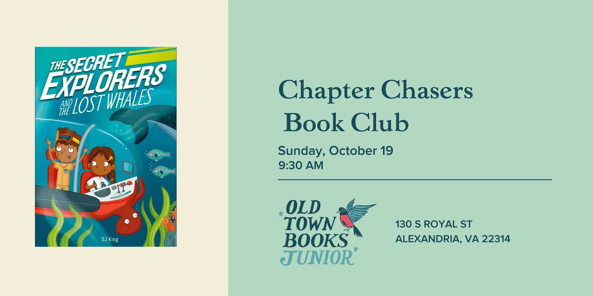 October October Chapter One October Chapter Chasers Book Club at Old Town Books, Alexandria on 19th ...