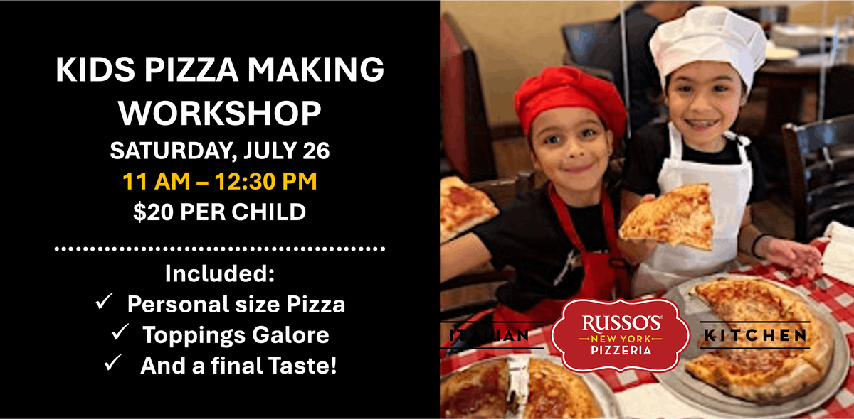 Kids Pizza Making Workshop