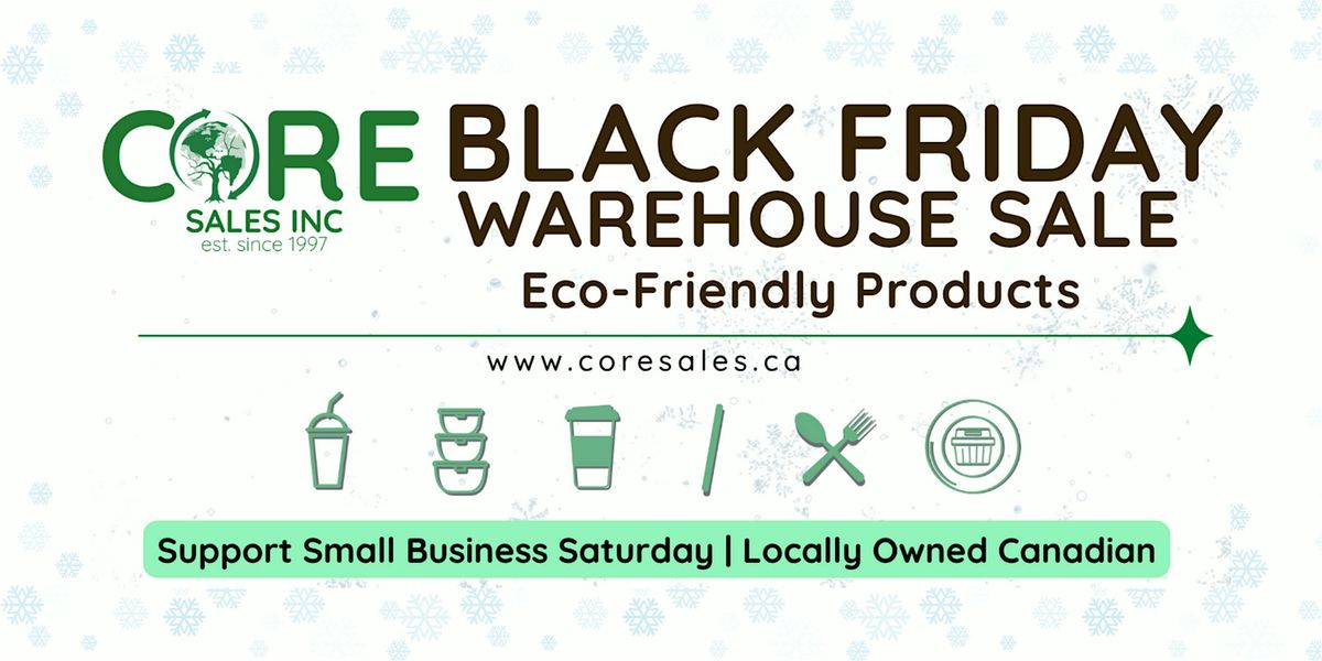 Black Friday Warehouse Sale Eco-Friendly Products