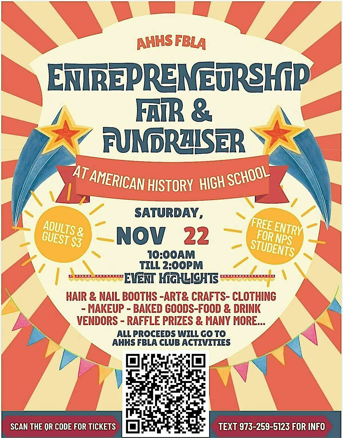 AHHS Student Entrepreneurship Fair