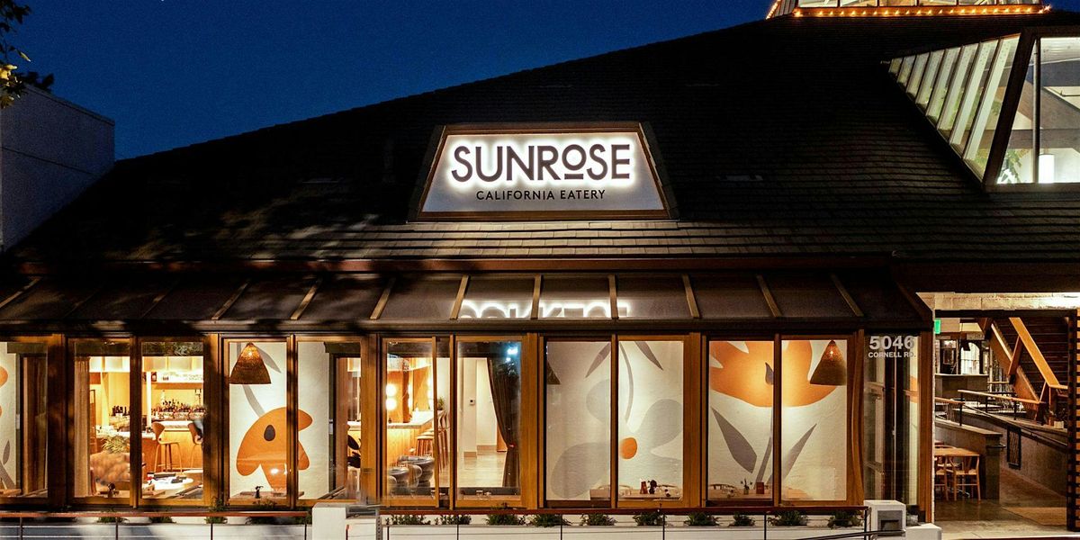 Sunset Series: Dinner Tasting & Live Podcast Interview at Sunrose CE