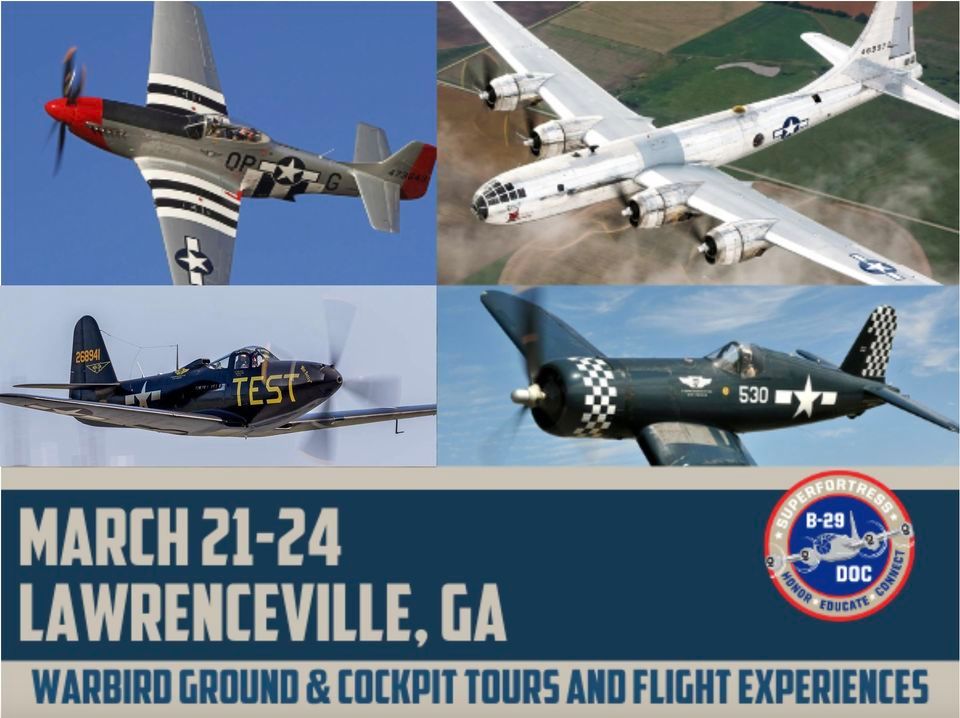 Airbase Georgia Warbirds Join B-29 Doc In Lawrenceville, GA | Gwinnett ...