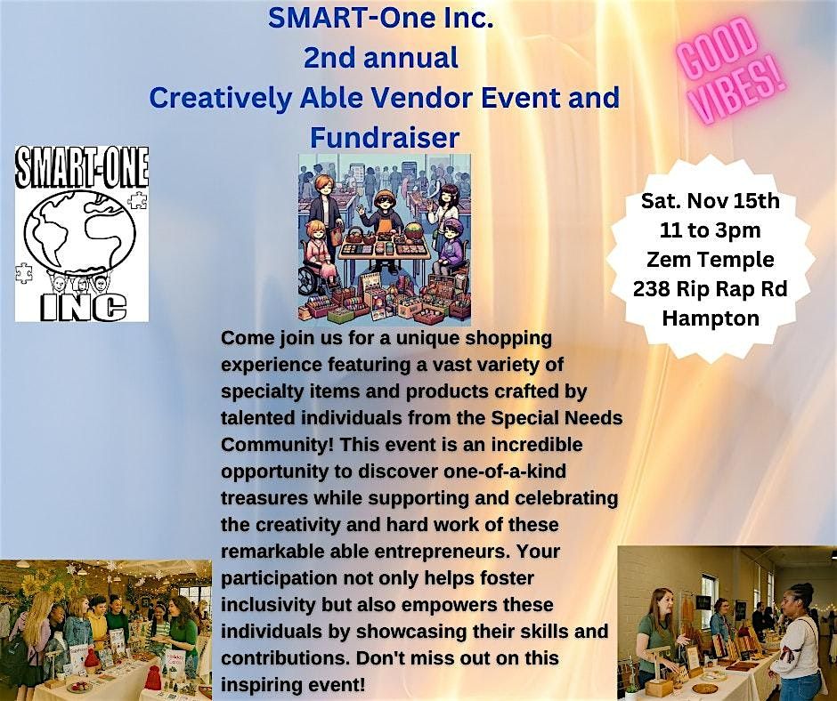 Creatively Able Vendor Event and Fundraiser