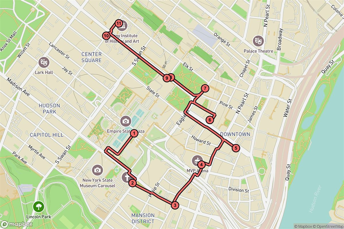 Albany Audio Tour: Capitol Chronicles and Hidden Treasures Trail