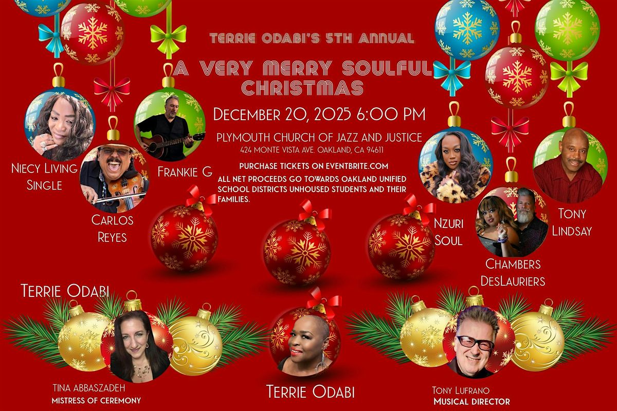 Terrie Odabi\u2019s 6th Annual \u201cA Very Merry Soulful Christmas\u201d