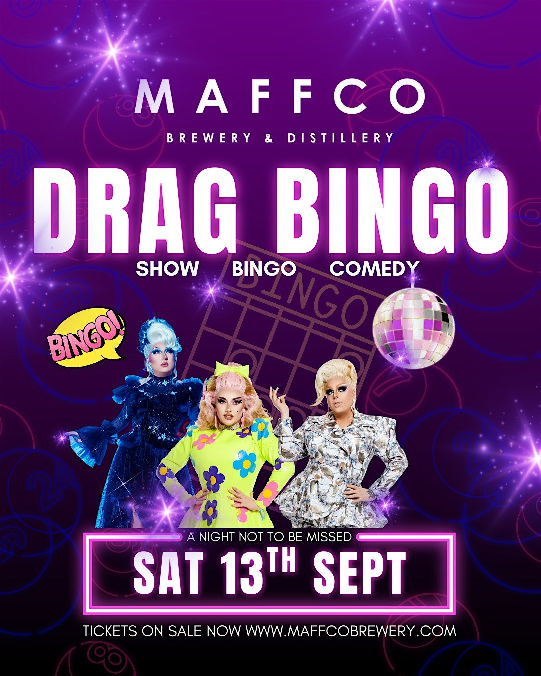 MAFFCO DRAG BINGO