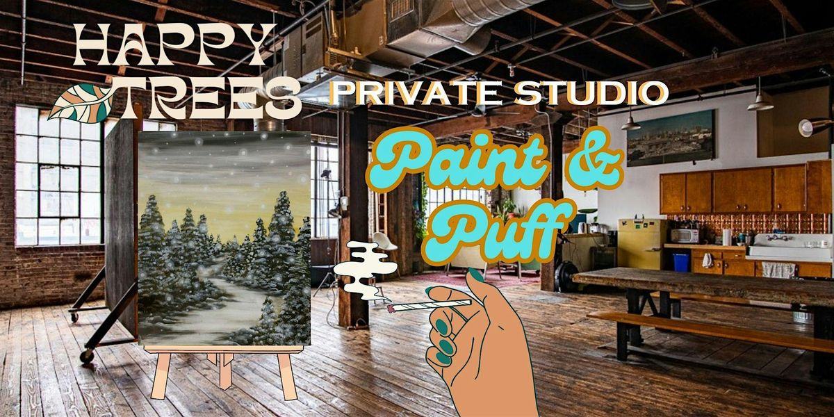 Paint & Puff Art Class- 21 and over