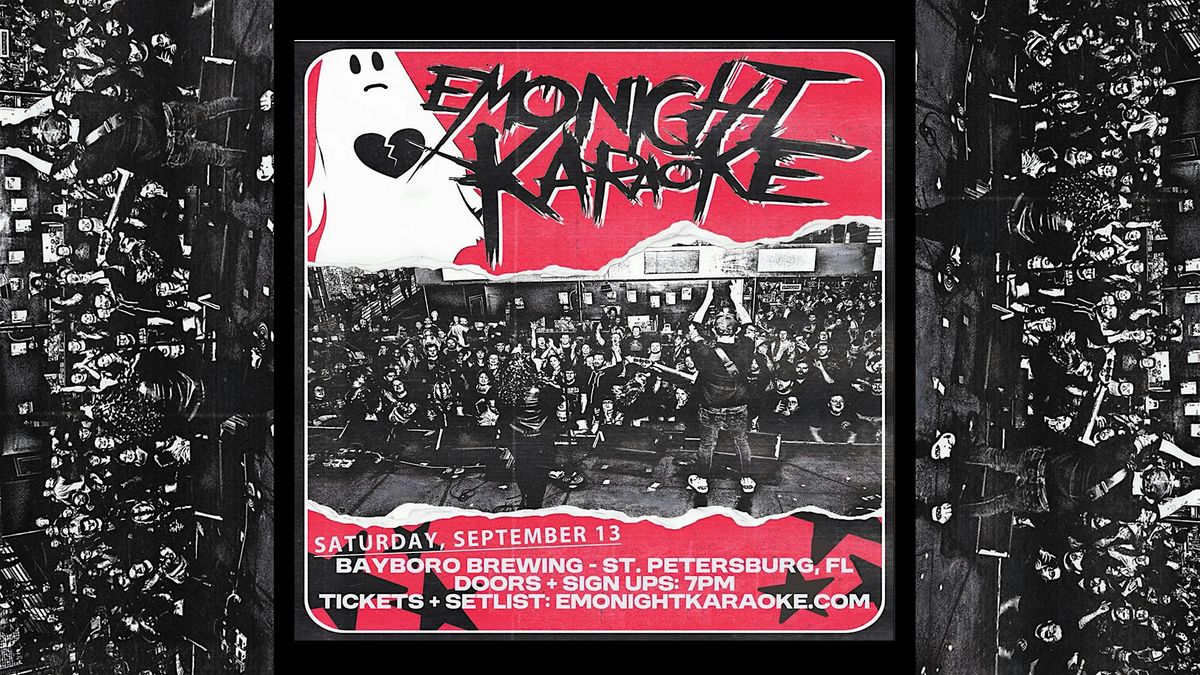 Emo Night Karaoke at the Venue at Bayboro Brewing St.Pete September 13th