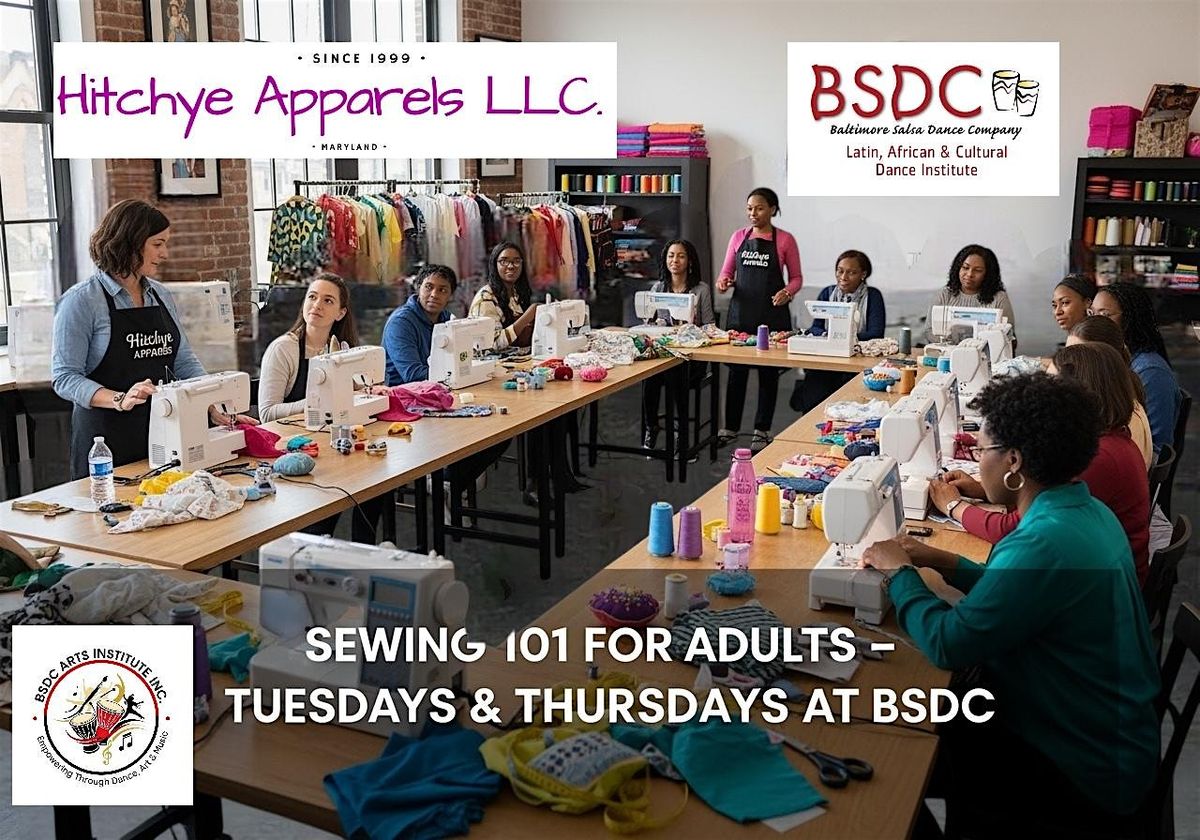 Sewing 101 for Adults & Teens!