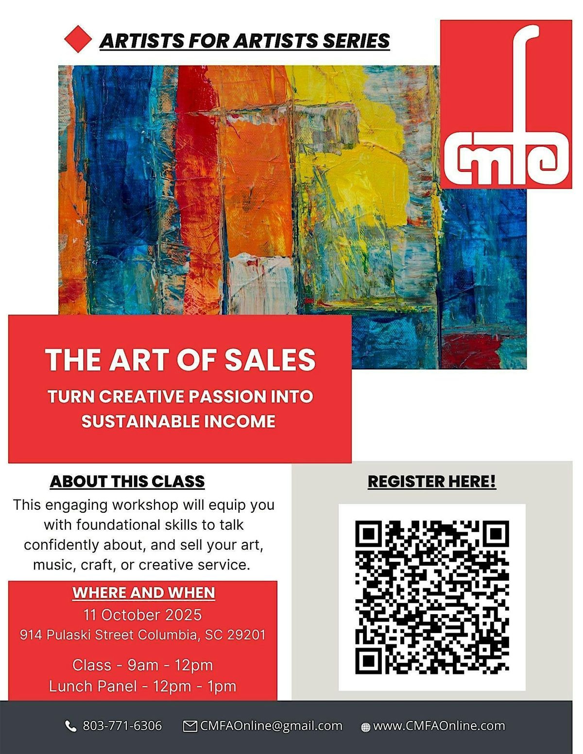Artists for Artists Series: The Art of Sales