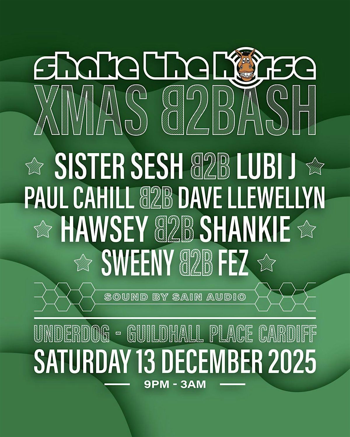 Shake the Horse annual Xmas bash