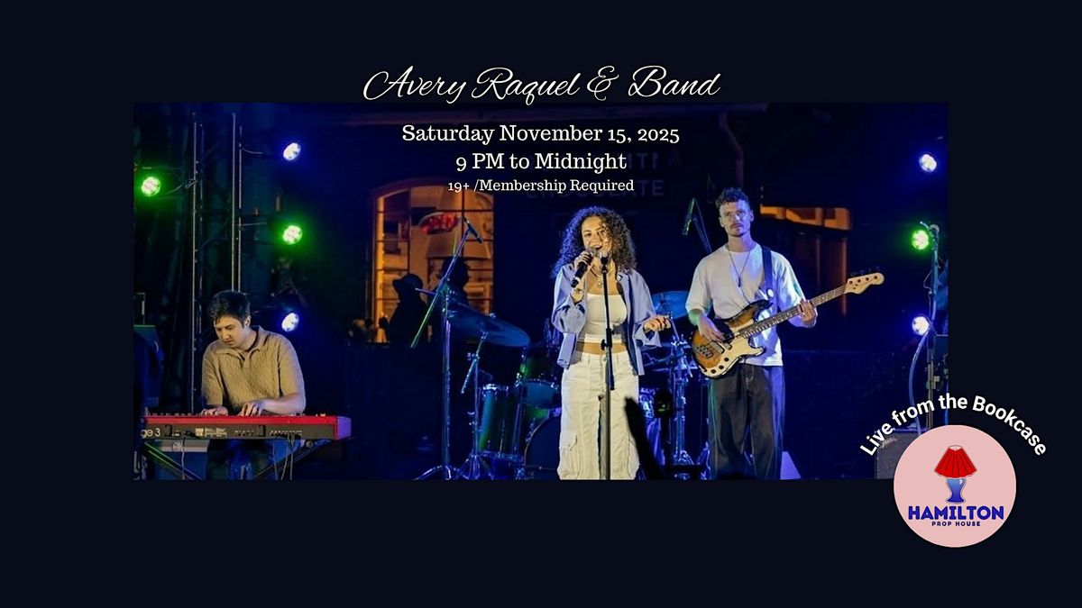 Live from the Bookcase w\/Avery Raquel & Band