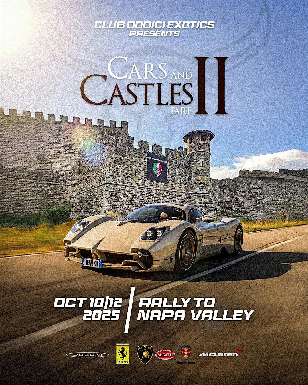 CARS & CASTLES 2 RALLY; A Club Dodici Signature Event