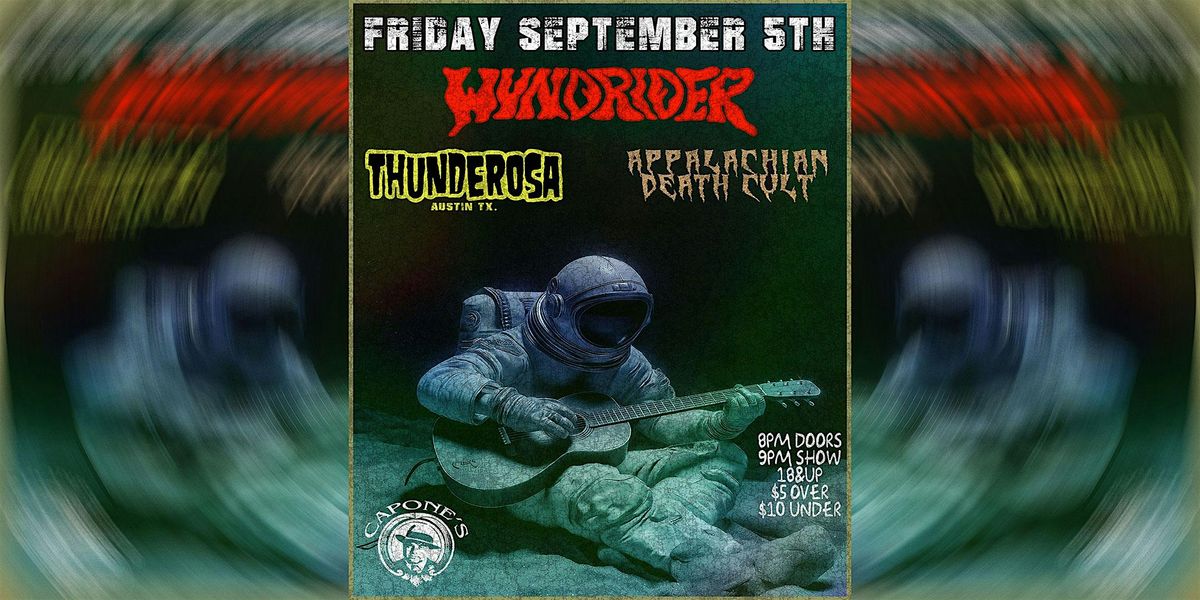 Wyndrider | Thunderosa | Appalachian Death Cult
