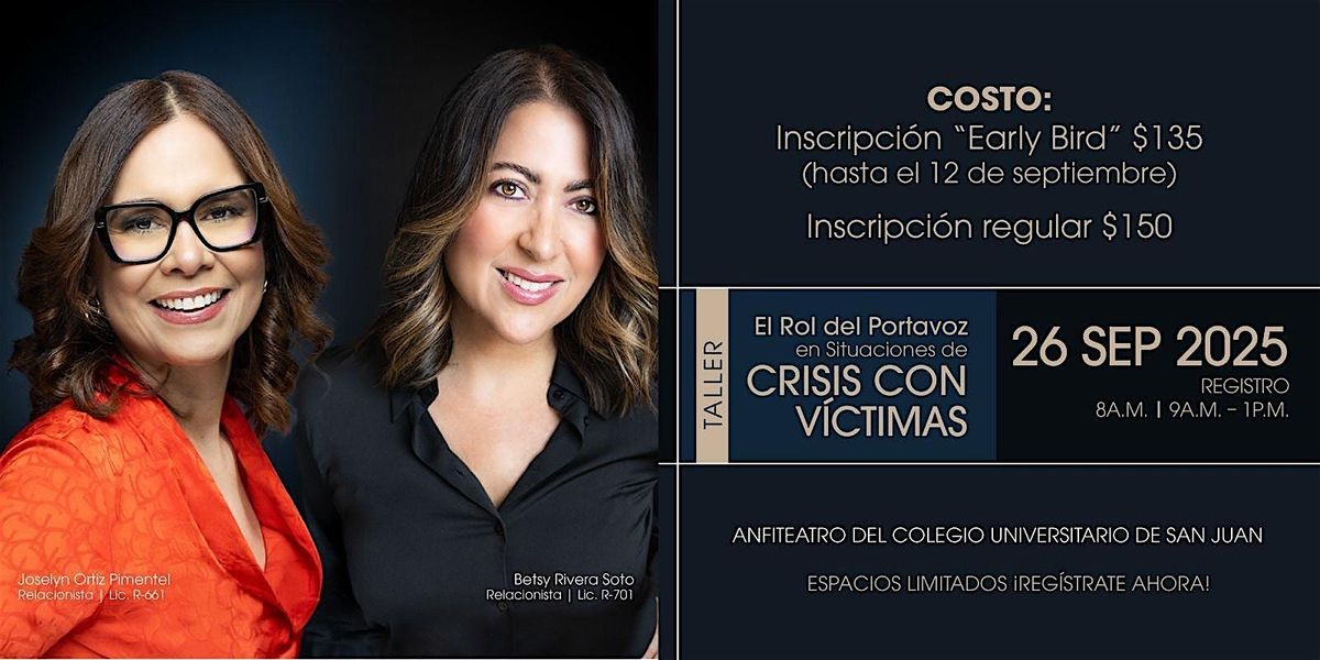 El Rol del Portavoz en Situaciones de Crisis con V\u00edctimas