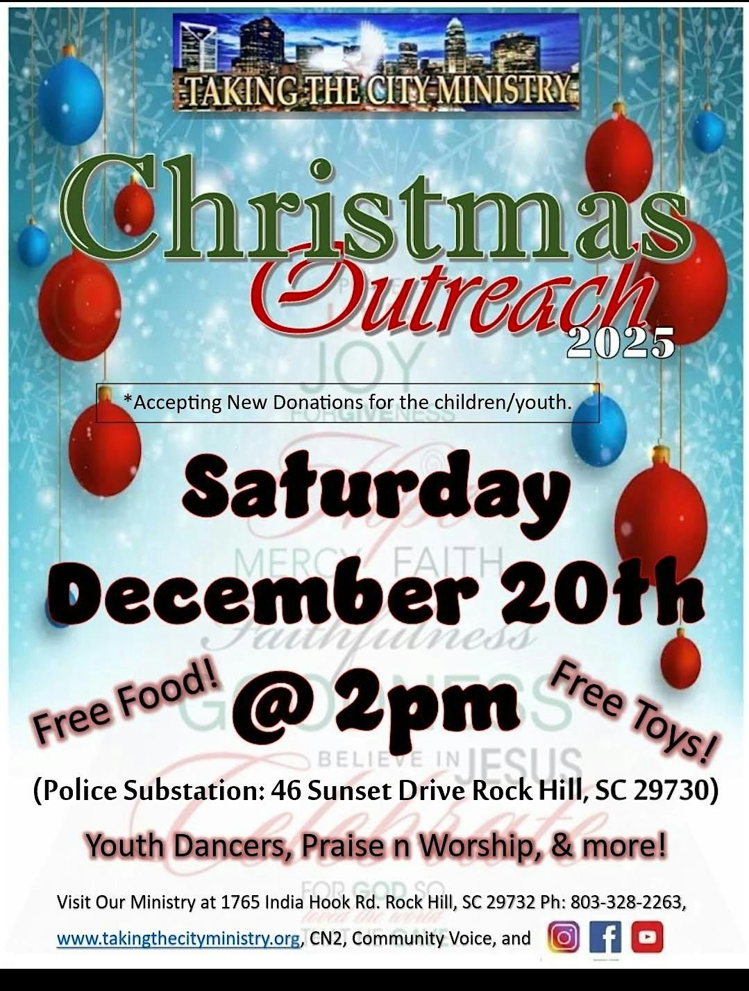 TTCM Christmas Outreach