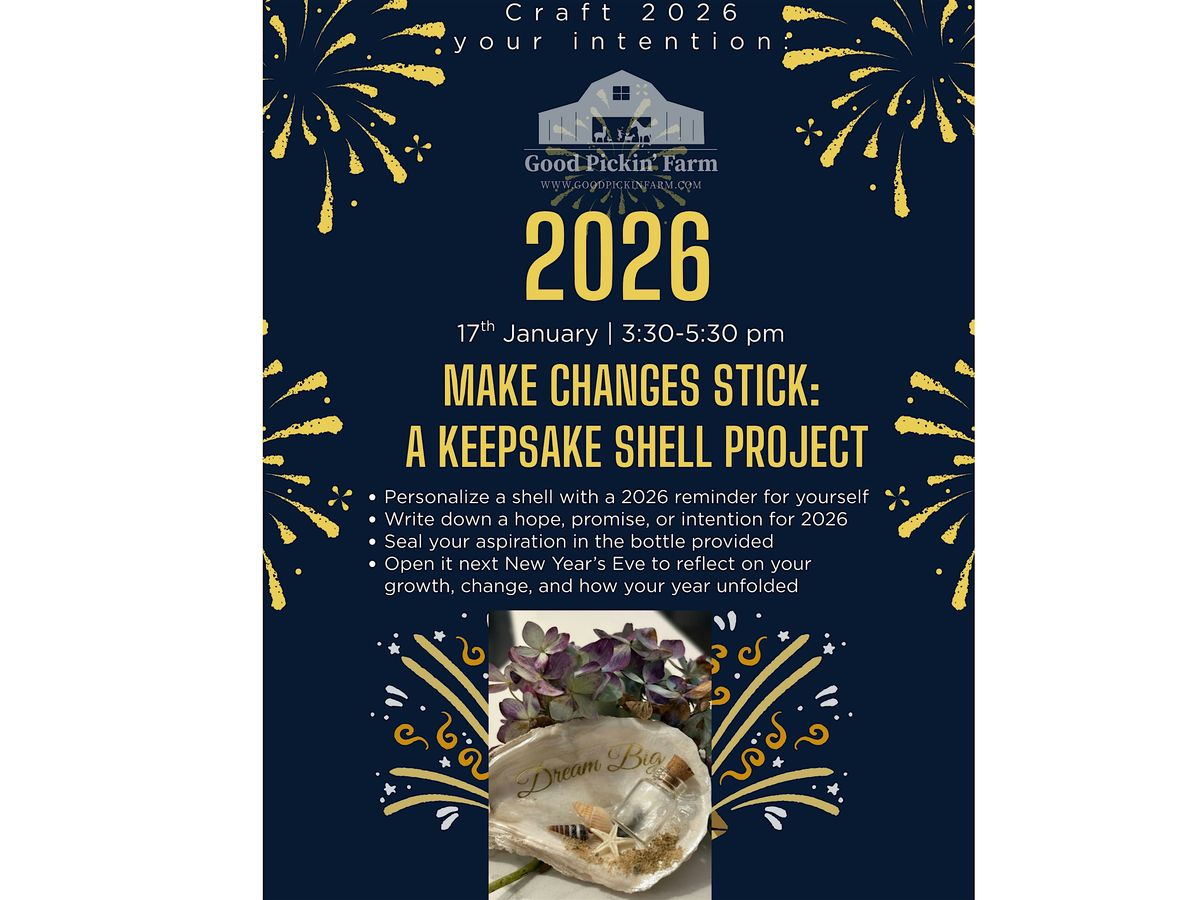 Make changes stick: A Keepsake Shell Project
