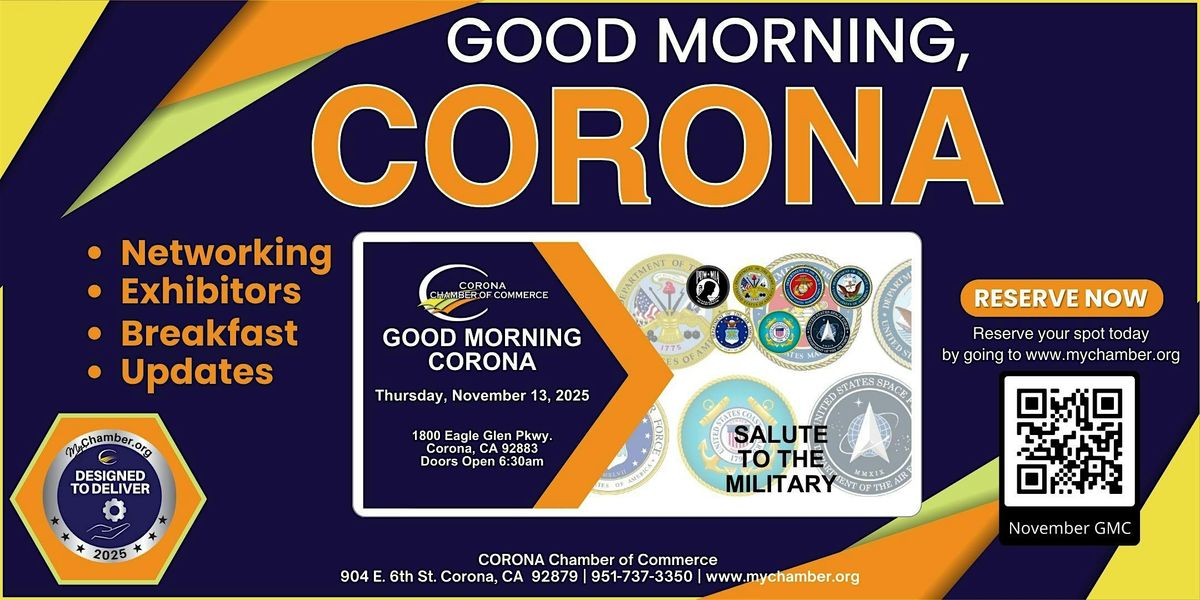 Good Morning, CORONA - Salute To The Military