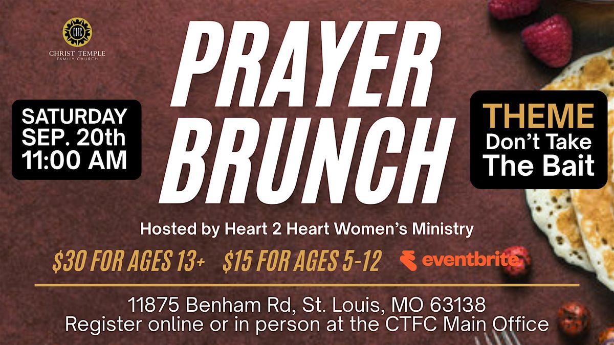 Don't Take the Bait Prayer Brunch