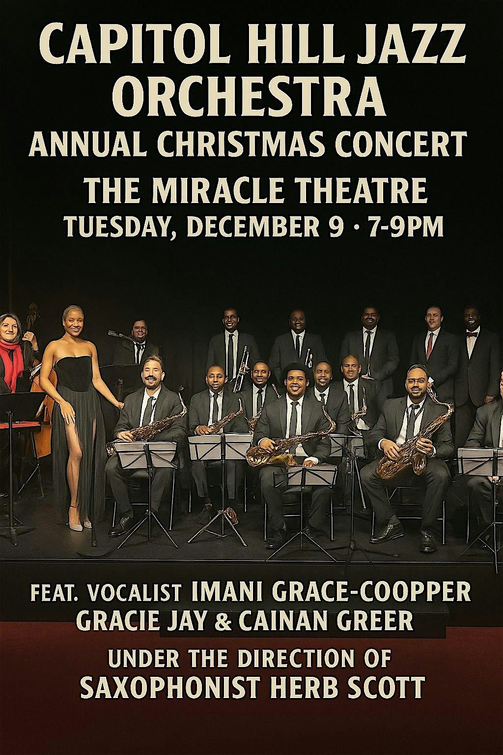 The Capitol Hill Jazz Orchestra's Annual Holiday Concert