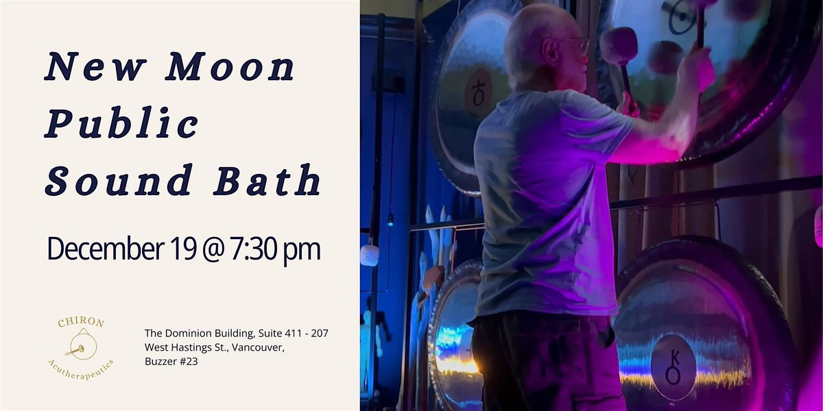 December New Moon Sound Bath