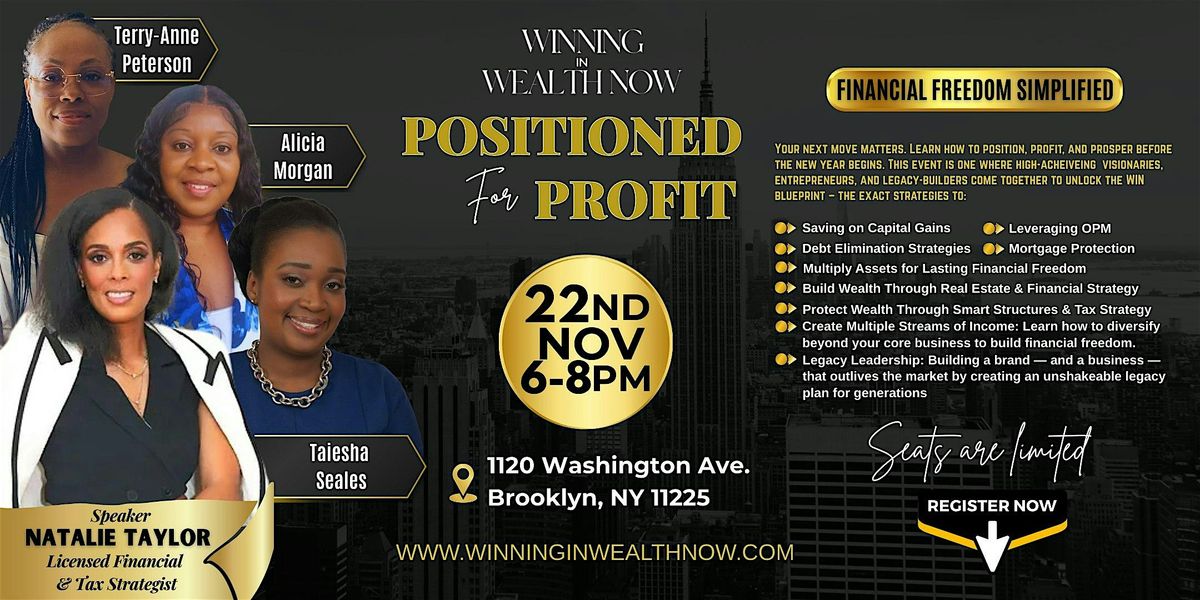 Positioned for Profit