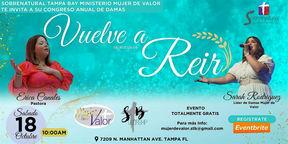 Congreso de Damas "Vuelve a Re\u00edr"